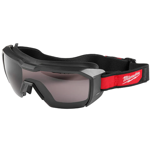Milwaukee Lentes De Seguridad Negros Con Sello Elasticados 48-73-2061 1