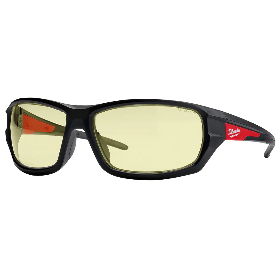 Lentes De Seguridad Milwaukee Amarillos Alto Impacto 48-73-2120 1