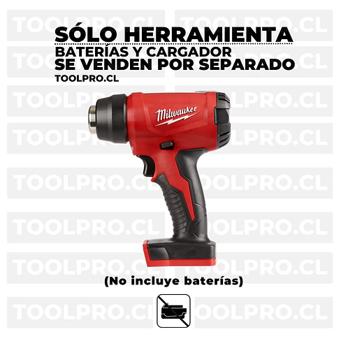 Pistola De Calor Inalámbrica Compacta Milwaukee M18 2688-20 2