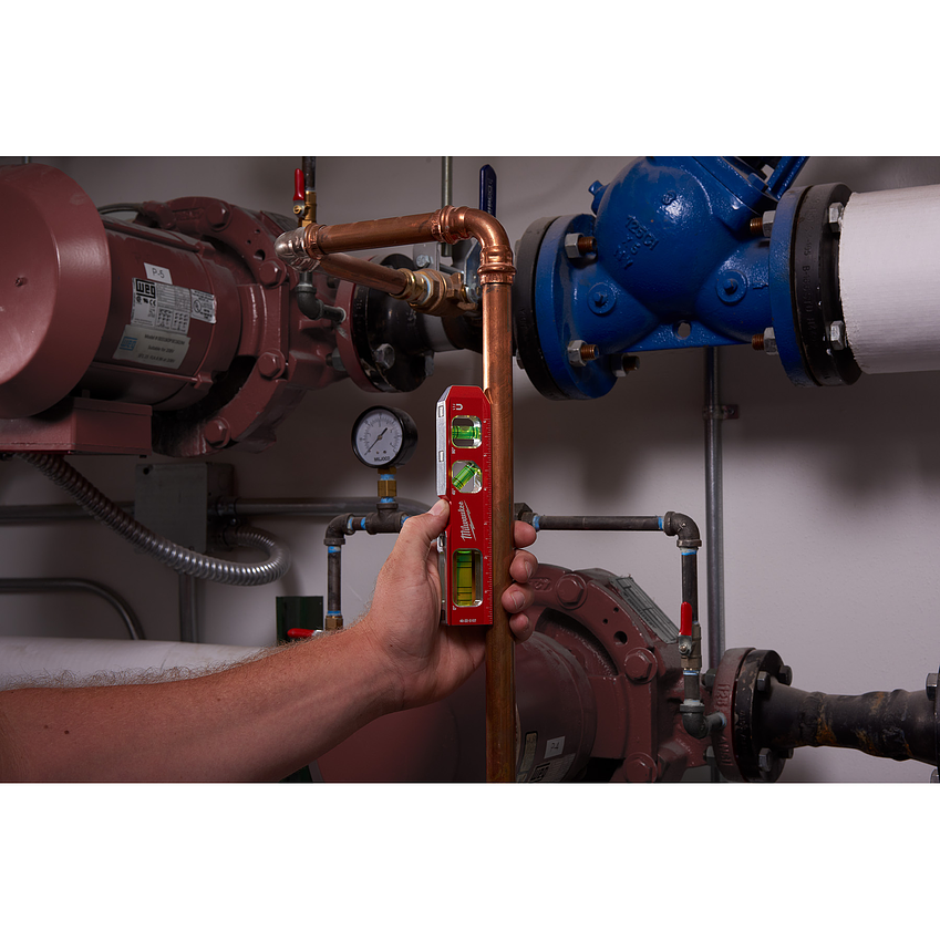 Milwaukee Nivel De Torpedo Magnético De Burbuja 48-22-5107 5