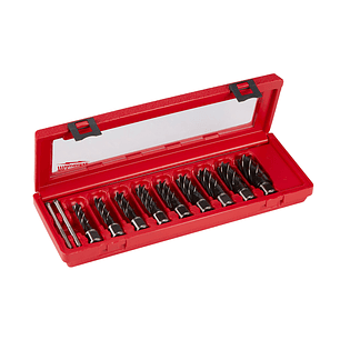 Milwaukee Set De Brocas Anulares Hss 9 Piezas 49-22-8410