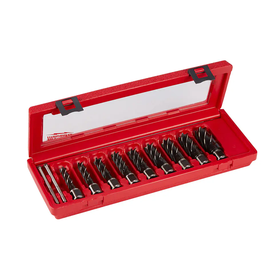 Milwaukee Set De Brocas Anulares Hss 9 Piezas 49-22-8410 1