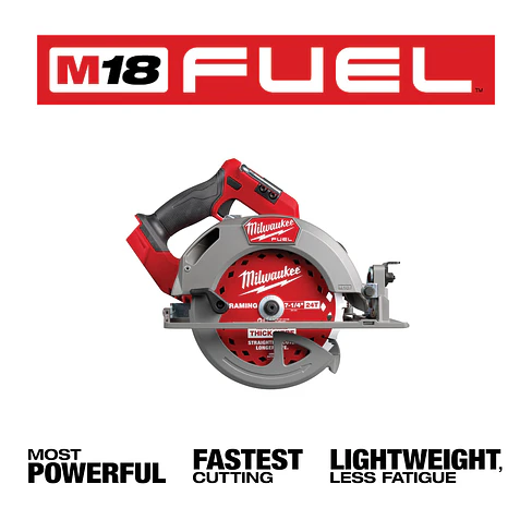 Sierra Circular Milwaukee M18 Fuel 7-1/4
