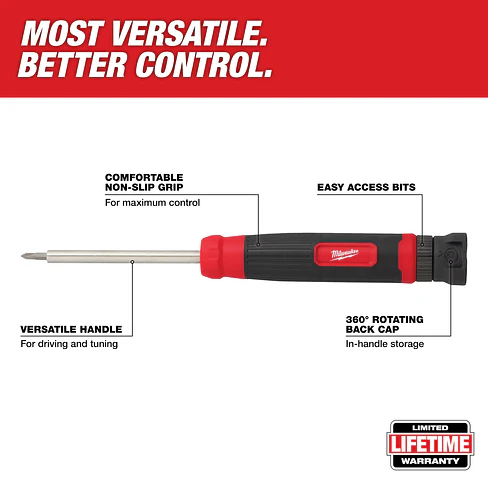 Destornillador De Precisión Multipunta 27 En 1 Milwaukee 48-22-2934 8
