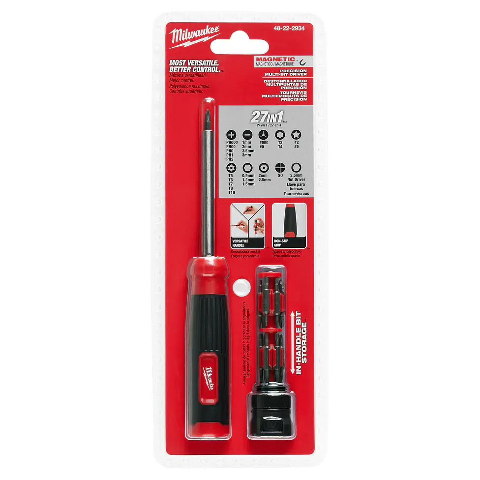 Destornillador De Precisión Multipunta 27 En 1 Milwaukee 48-22-2934 4