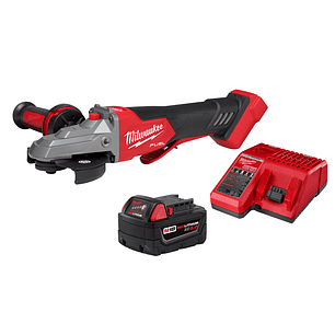 Milwaukee Kit Esmeril M18 Fuel 4.5 -5 Cabezal Plano 2886-20