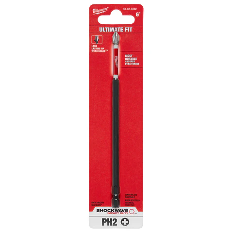 Milwaukee Punta Ph2 Shockwave Impact Duty 6 Pulg. 48-32-4802