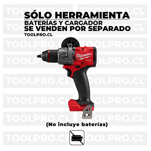 Milwaukee Taladro Percutor M18 Fuel 4ta Generación 2904-20