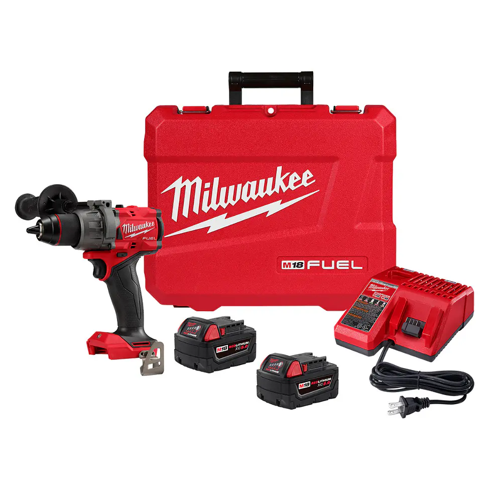 Milwaukee Kit Taladro Percutor M18 Fuel 4ta Generación 2904-22 1