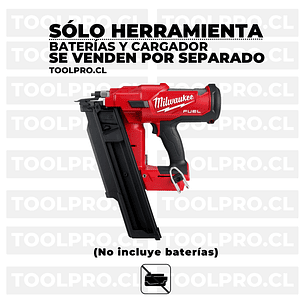 Milwaukee Clavadora De Estructuras M18 Fuel 21 Grados 3-1/2 (Solo herramienta)