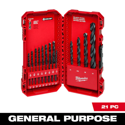 Milwaukee Set De Brocas Multipropósito Thunderbolt Black Oxide 21 Pcs 2