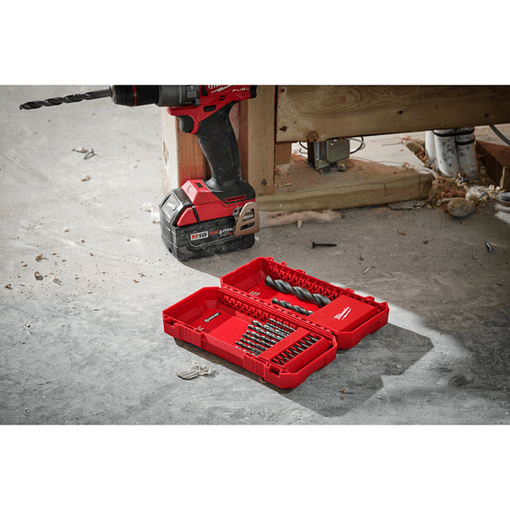 Milwaukee Set De Brocas Multipropósito Thunderbolt Black Oxide 21 Pcs 6