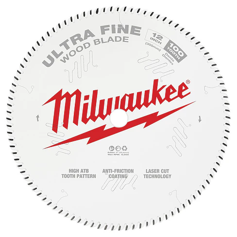 Milwaukee Disco Sierra Ingleteadora 12 Pulgadas Ultra Fino 100 Dientes - Madera 1