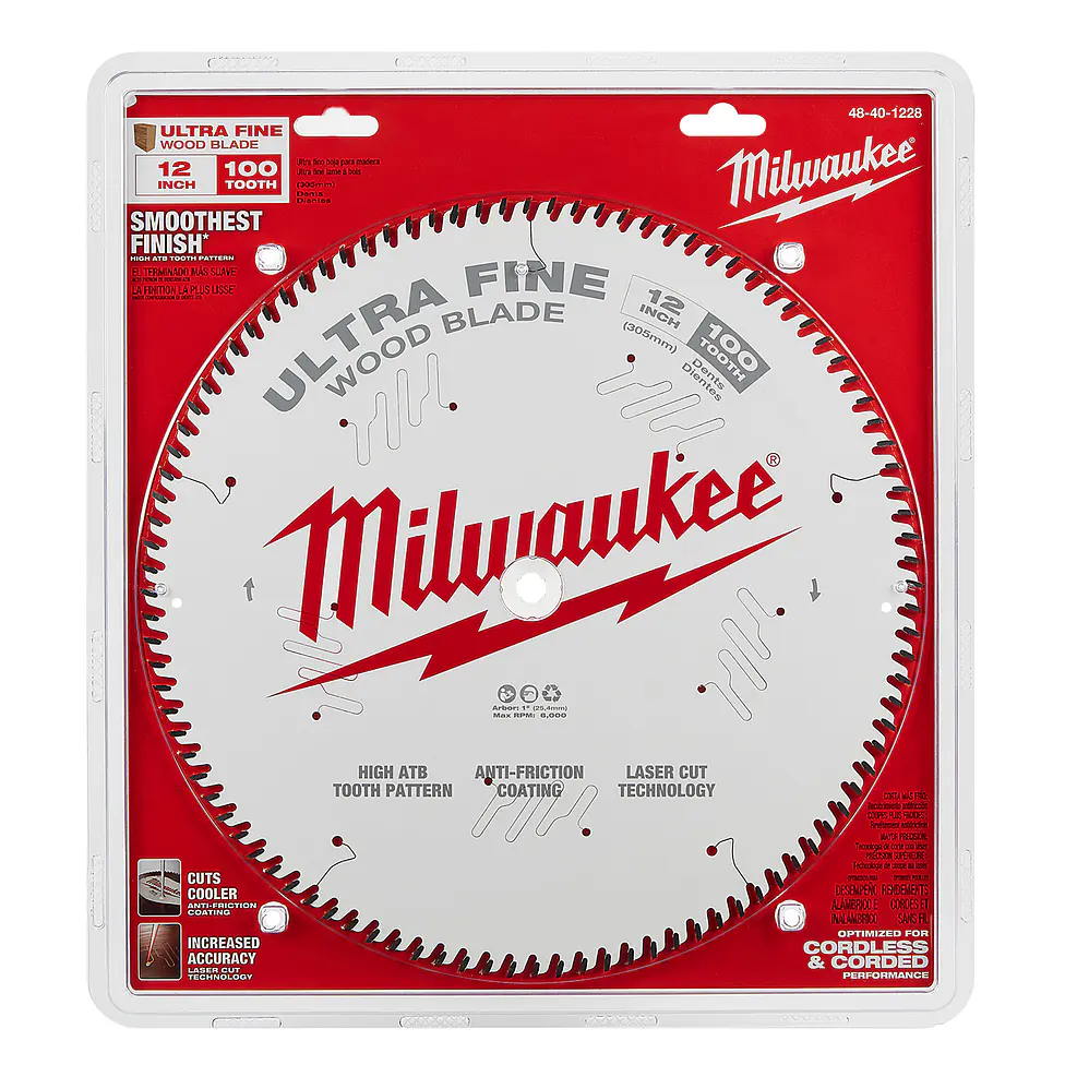 Milwaukee Disco Sierra Ingleteadora 12 Pulgadas Ultra Fino 100 Dientes - Madera 2