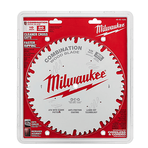 Milwaukee Disco De Corte Para Madera 10 Pulgadas 50 Dientes 48-40-1026
