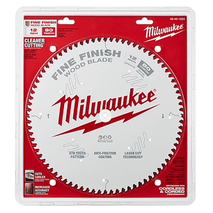 Milwaukee Disco Para Sierra Ingleteadora 12 Pulgadas Acabado Fino 80 Dientes - Madera