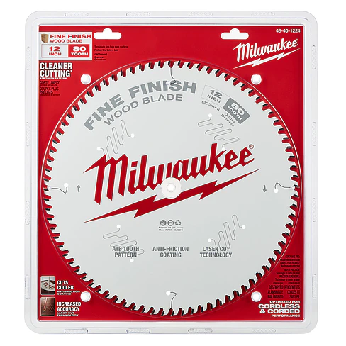 Milwaukee Disco Para Sierra Ingleteadora 12 Pulgadas Acabado Fino 80 Dientes - Madera 2