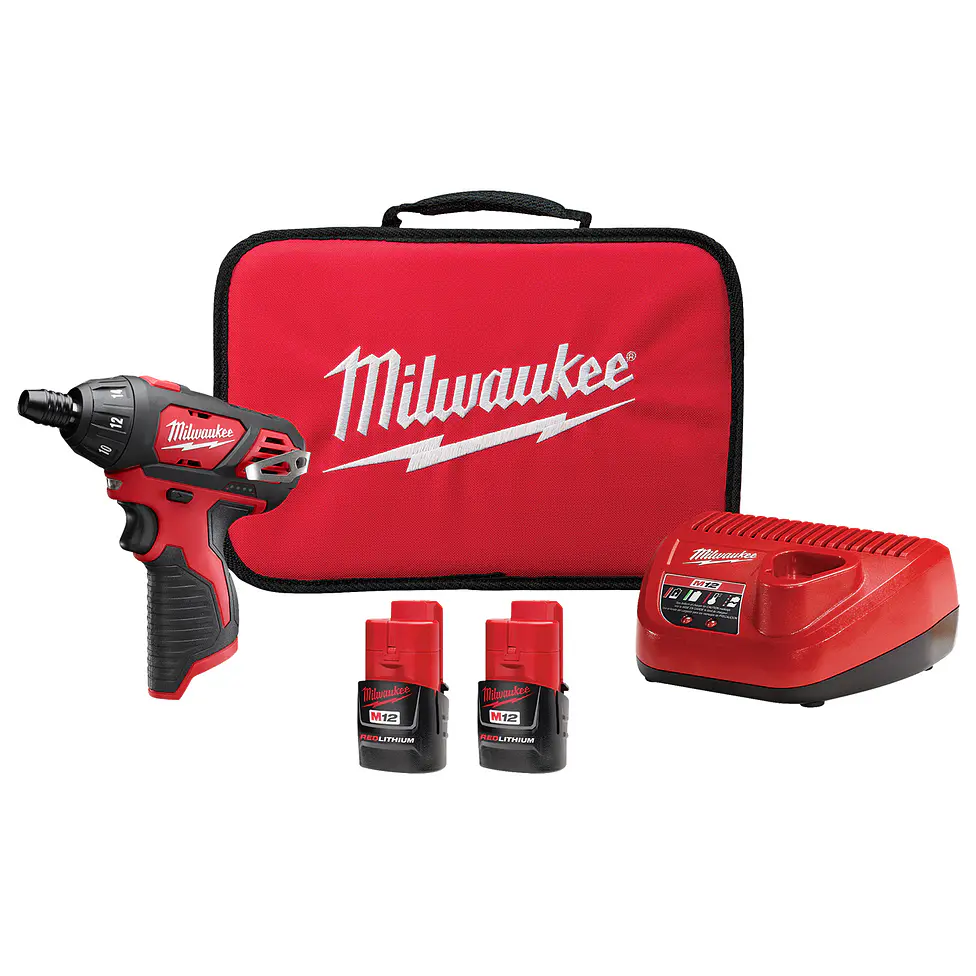 Kit Atornillador Inalámbrico De Fijación Milwaukee M12 2401-22 1