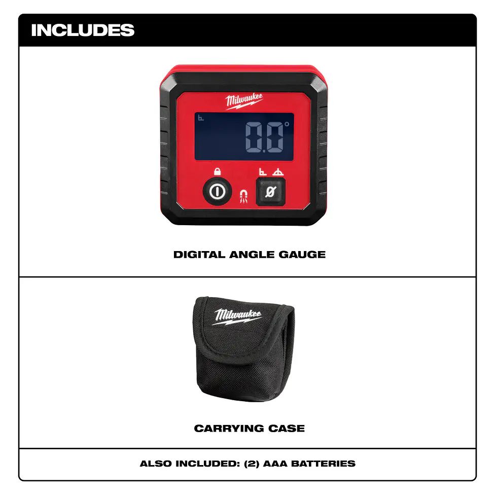 Milwaukee Medidor De ángulos Digital Imantado Inclinómetro 48-22-5602 5