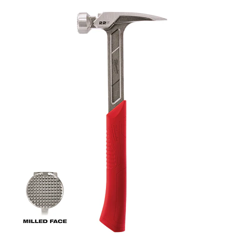Martillo Carpintero 22 Oz Milwaukee Cara Fresada 48-22-9022 4