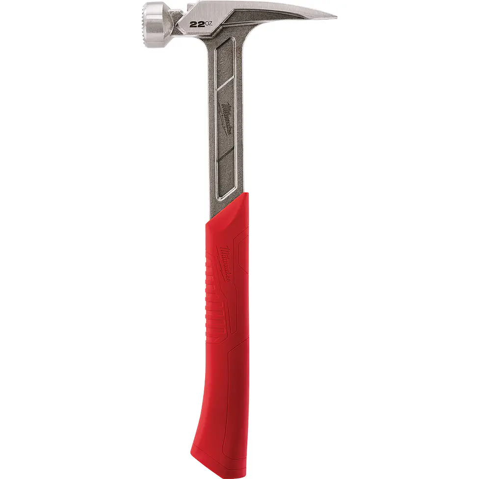 Martillo Carpintero 22 Oz Milwaukee Cara Fresada 48-22-9022 2