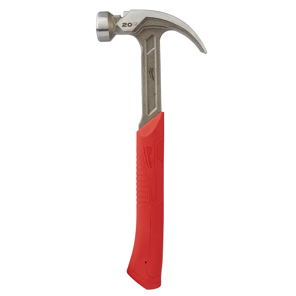 Martillo Milwaukee 20 Oz Cara Lisa Garra Curva 48-22-9080 1