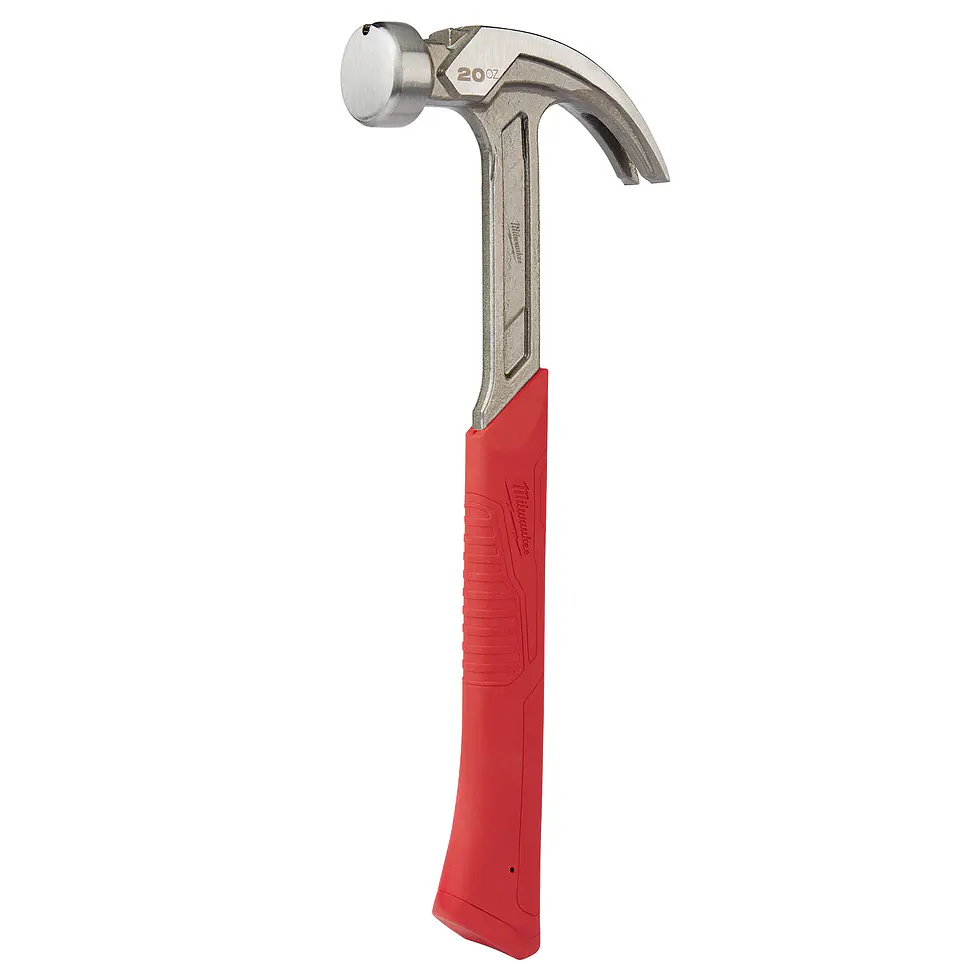 Martillo Milwaukee 20 Oz Cara Lisa Garra Curva 48-22-9080 3