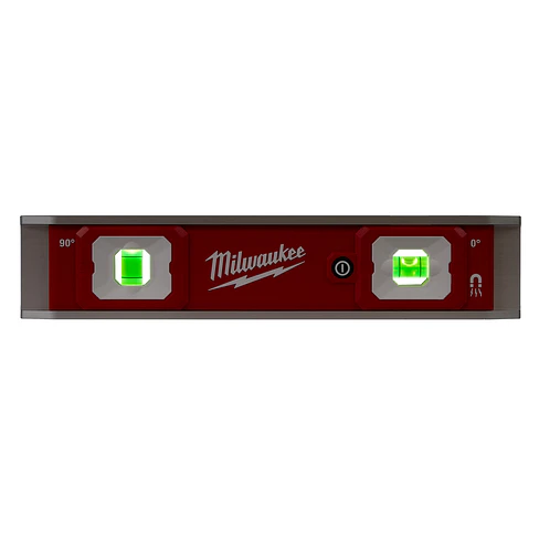 Nivel De Burbuja Milwaukee Aluminio 22 cm Con Viales Iluminados 48-22-5105 5