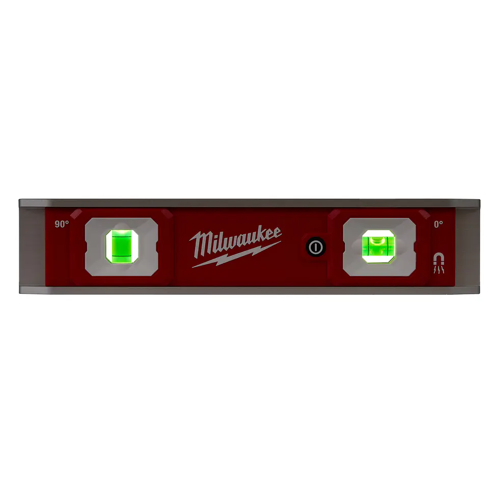 Nivel De Burbuja Milwaukee Aluminio 22 cm Con Viales Iluminados 48-22-5105 5