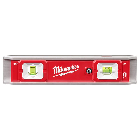 Nivel De Burbuja Milwaukee Aluminio 22 cm Con Viales Iluminados 48-22-5105 3