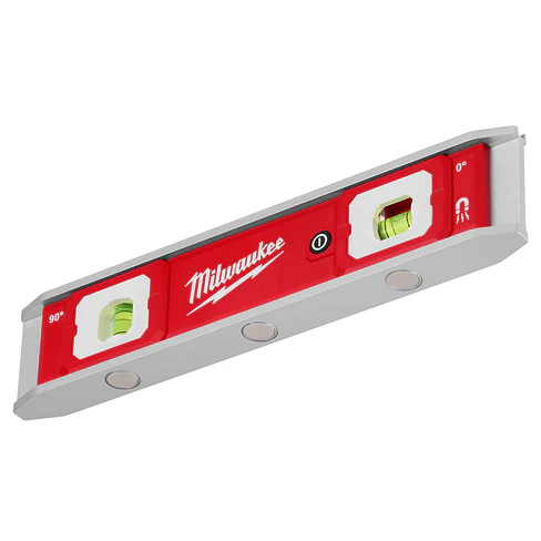 Nivel De Burbuja Milwaukee Aluminio 22 cm Con Viales Iluminados 48-22-5105 2
