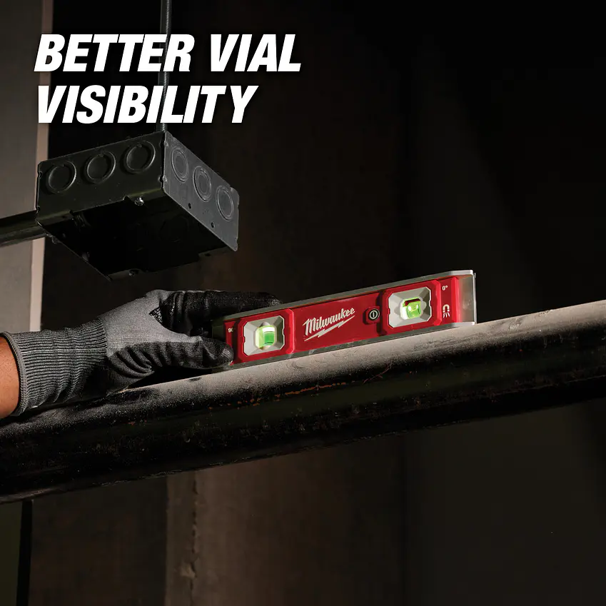 Milwaukee Nivel De Burbuja Con Viales Iluminados LED 48-22-5105 6