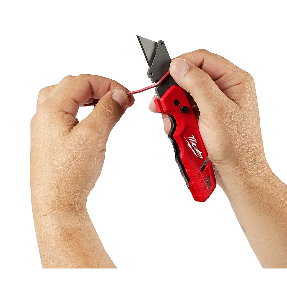 Milwaukee Cuchillo Cartonero Plegable Con Porta Repuestos 48-22-1502 3