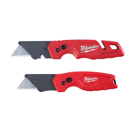 Milwaukee Pack 2 Cuchillos Cartoneros Fastback 48-22-1503 1
