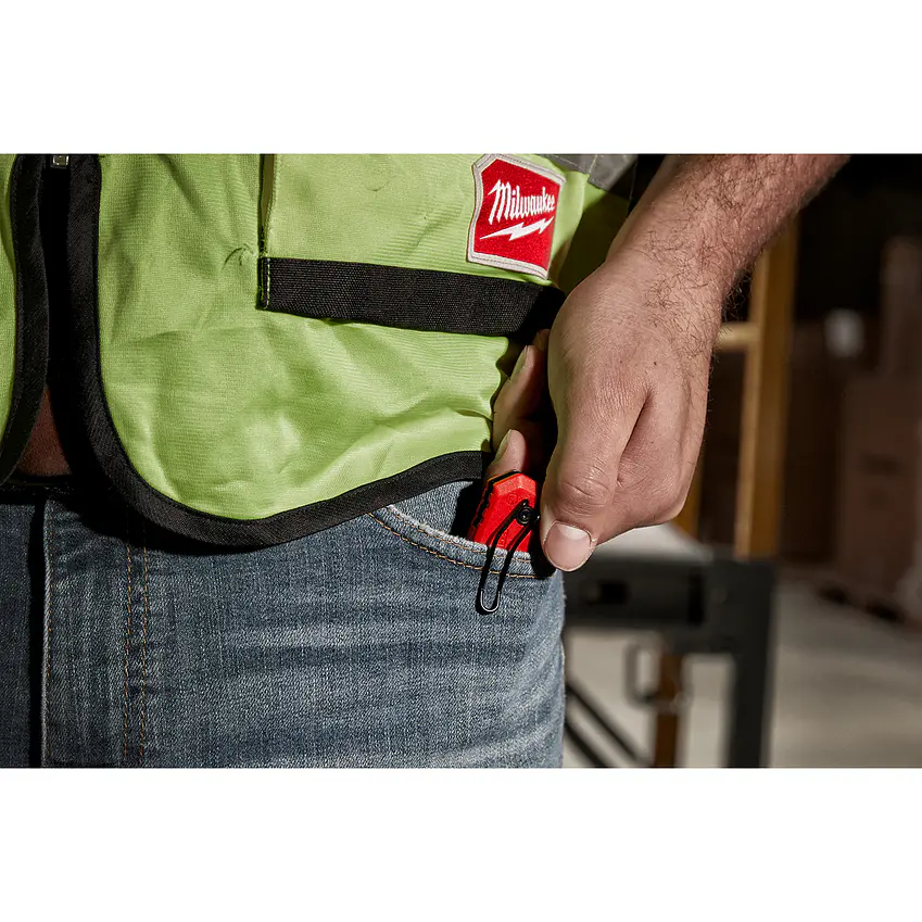 Cuchillo Plegable Compacto Milwaukee Hoja Corta 48-22-1521 6