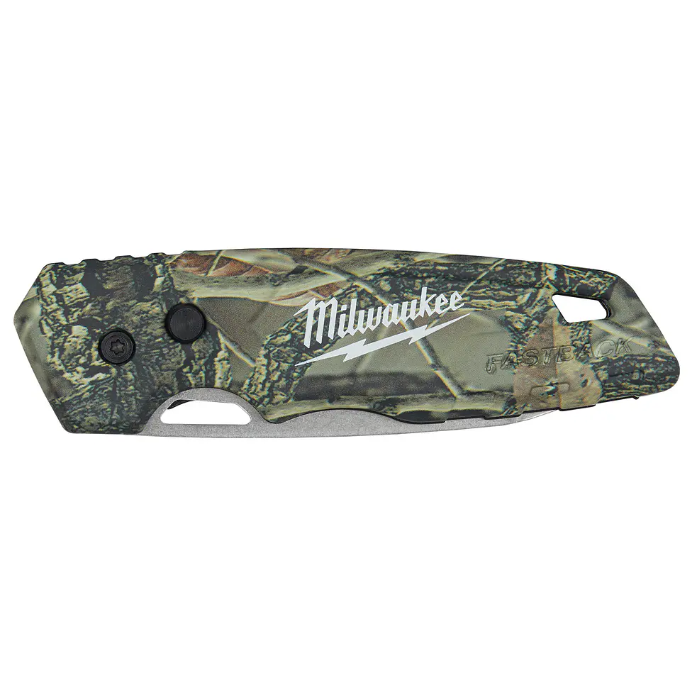 Cuchillo Plegable De Camuflaje Milwaukee Fastback 48-22-1524 4