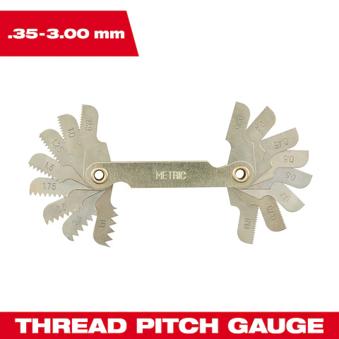 Milwaukee Cuenta Hilos Medidor De Rosca De Paso 0.35 - 3mm