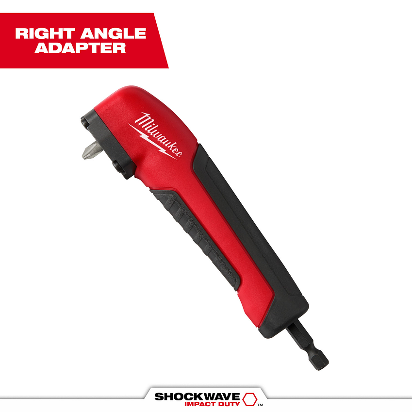 Milwaukee Adaptador De Angulo Recto Shockwave Impact Duty 48-32-2390 3