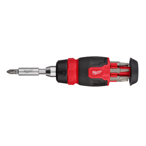 Destornillador Compacto Multipunta 8 En 1 Con Chicharra Milwaukee 48-22-2913