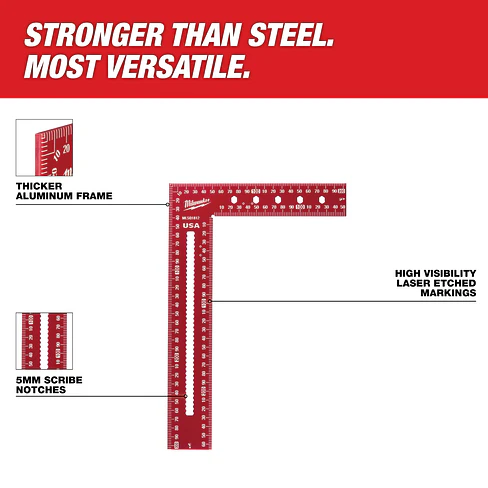Milwaukee Escuadra De Aluminio Métrica 200 X 300 mm Mlsq1812 4