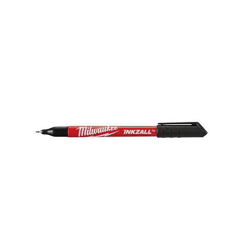 Milwaukee Marcador Permanente Punta Ultra Fina Negro Inkzall 48-22-3160 1