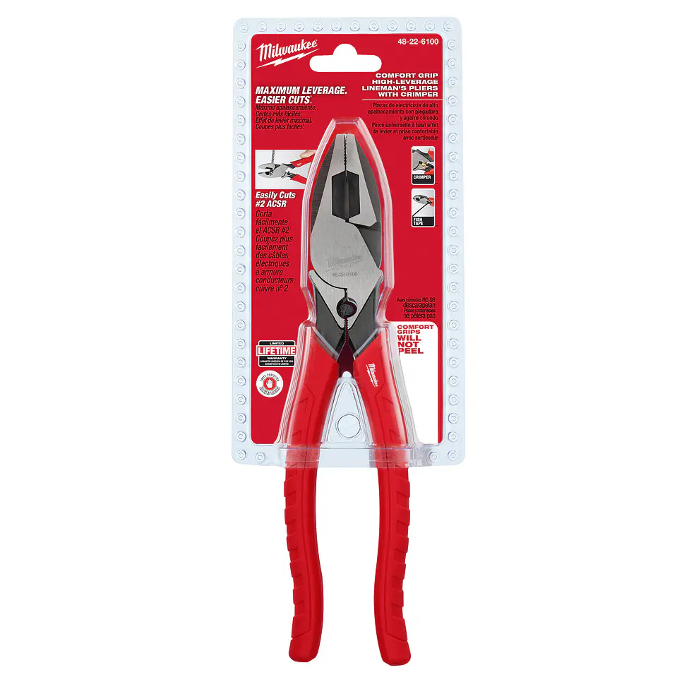 Alicate Universal Milwaukee 9 Pulgadas Crimpeador 48-22-6100 3