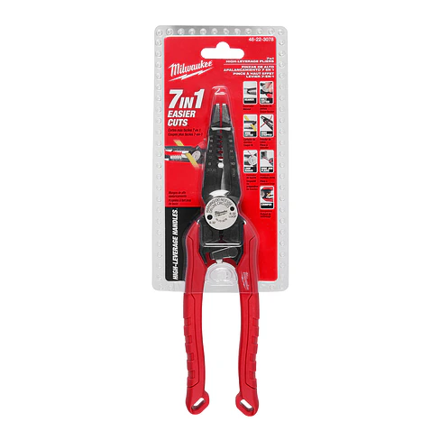 Milwaukee Alicate Pelacable 7 En 1 Alta Palanca 48-22-3078 2