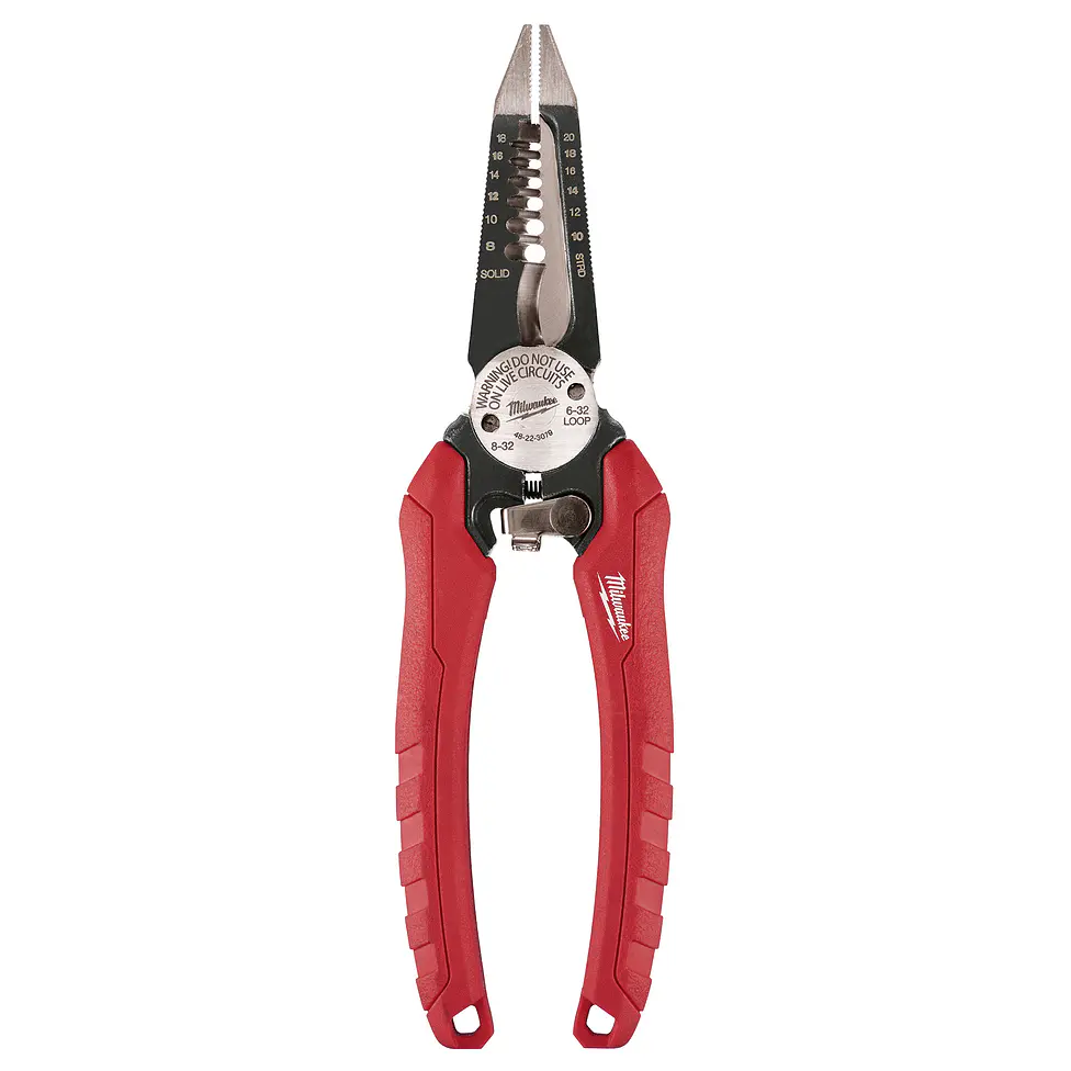 Alicate Pelacables Milwaukee 6 En 1 Electricista 48-22-3079 1