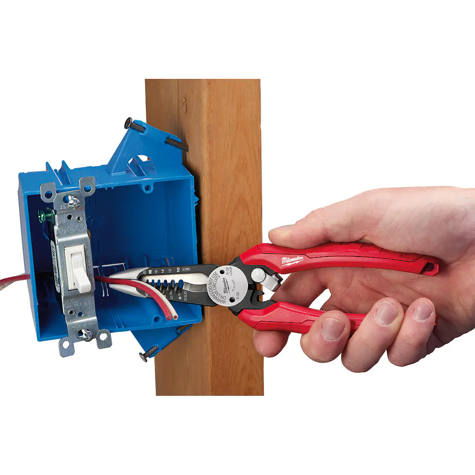 Alicate Pelacables Milwaukee 6 En 1 Electricista 48-22-3079 7