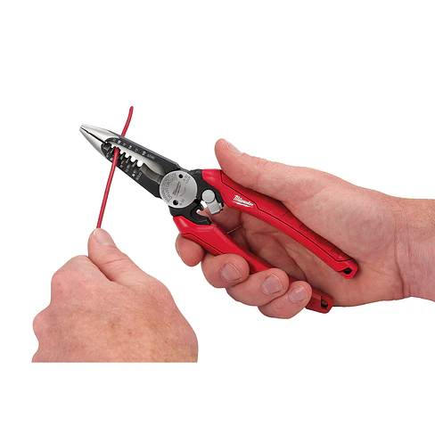 Alicate Pelacables Milwaukee 6 En 1 Electricista 48-22-3079 8