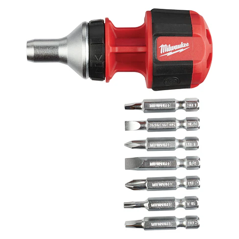 Milwaukee Destornillador Compacto Con Chicharra 8 En 1 - 48-22-2330 1