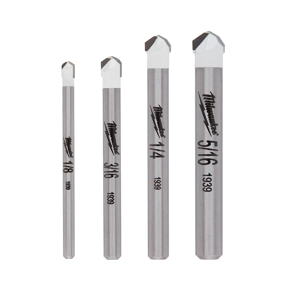 Milwaukee Set De 4 Brocas Para Cerámica Y Piedra 48-20-8998 1