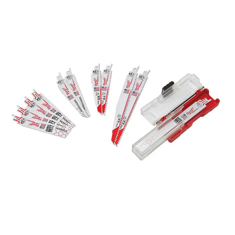 Milwaukee Set 12 Hojas Sierra Sable Maderas - Metales 49-22-1129 3