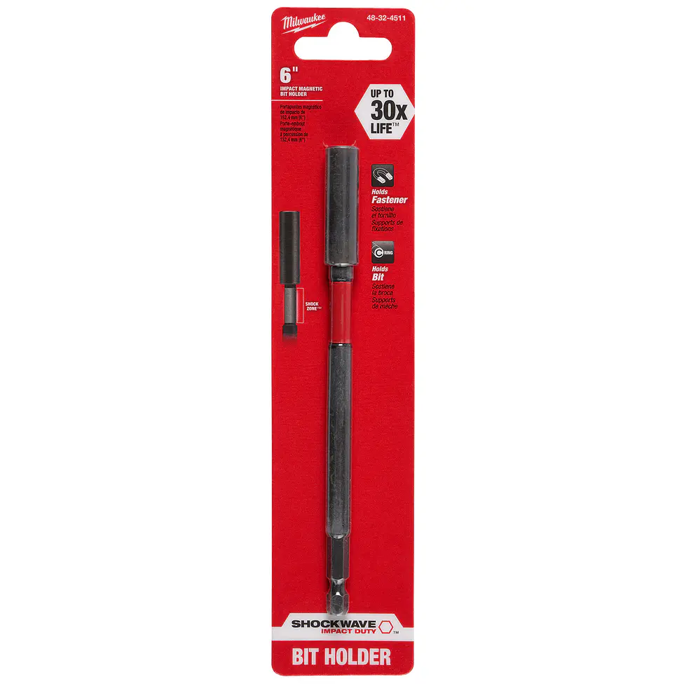 Milwaukee Porta Puntas Magnético Shockwave 6 Pulg 48-32-4511 2